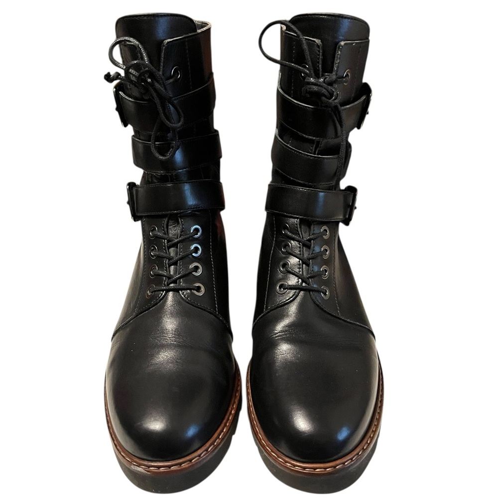 Stuart Weitzman Urbanite Combat Boots Size 7 M